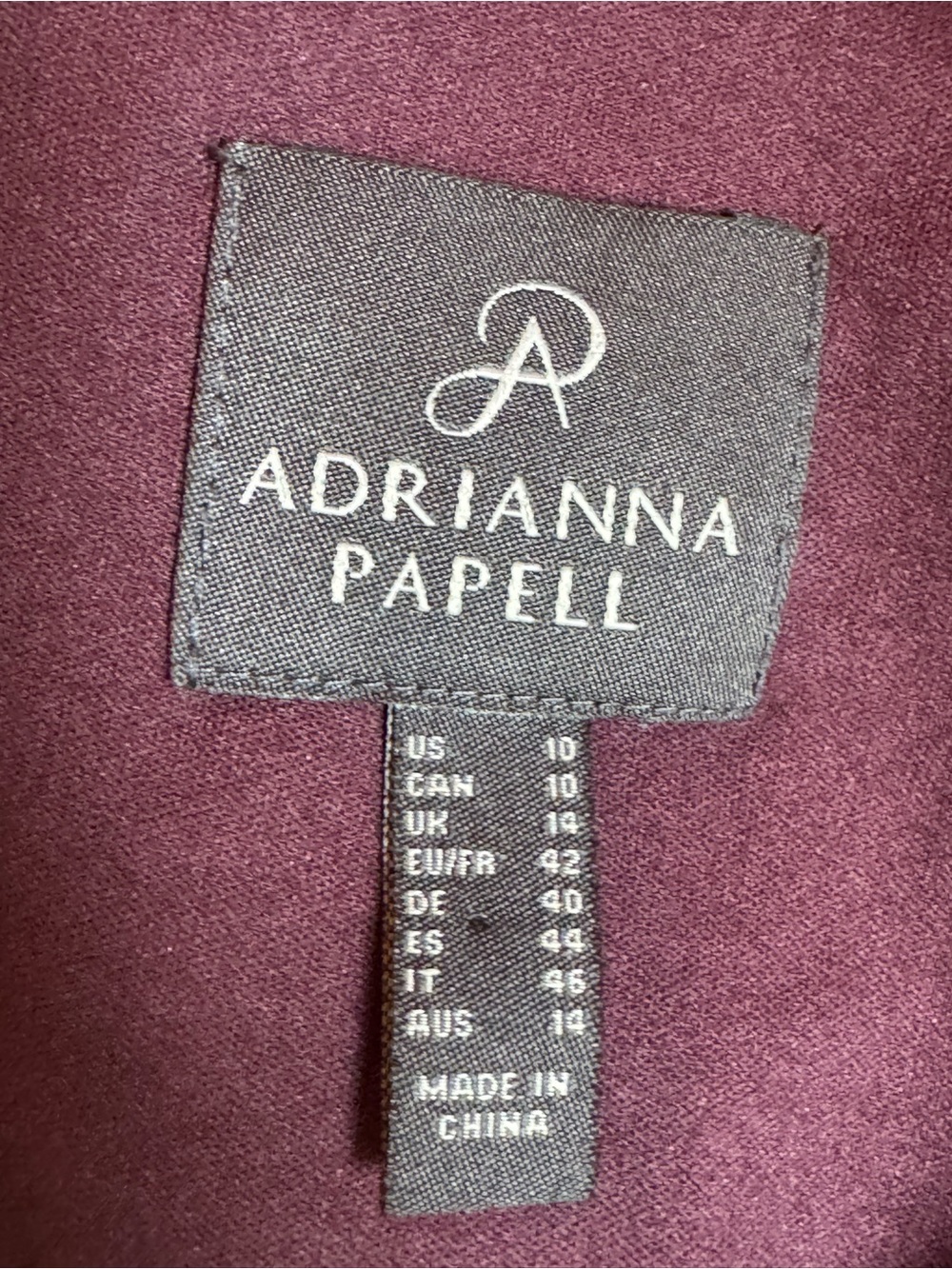 Adrianna Papell Floral Scoop Neck Maxi Dress in Dusty Rose and Blush 10 EUC - Picture 10 of 11